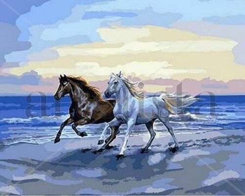 Horses Oil Canvas Animals