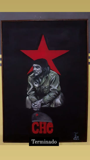 El Che. Acrílico Lienzo Retrato