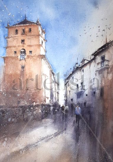 Pueblo de Granada I Watercolour Paper Landscaping