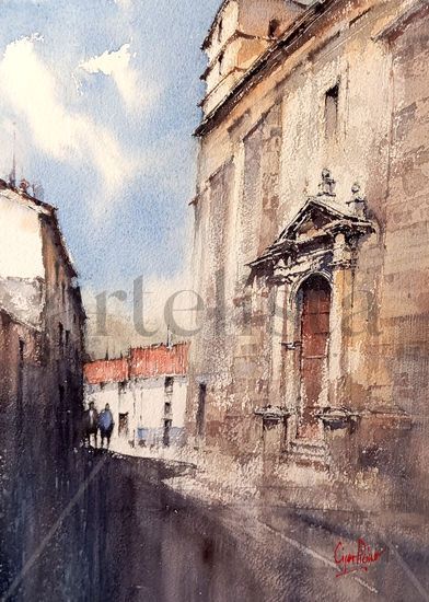 Pueblo de Granada II Watercolour Paper Landscaping