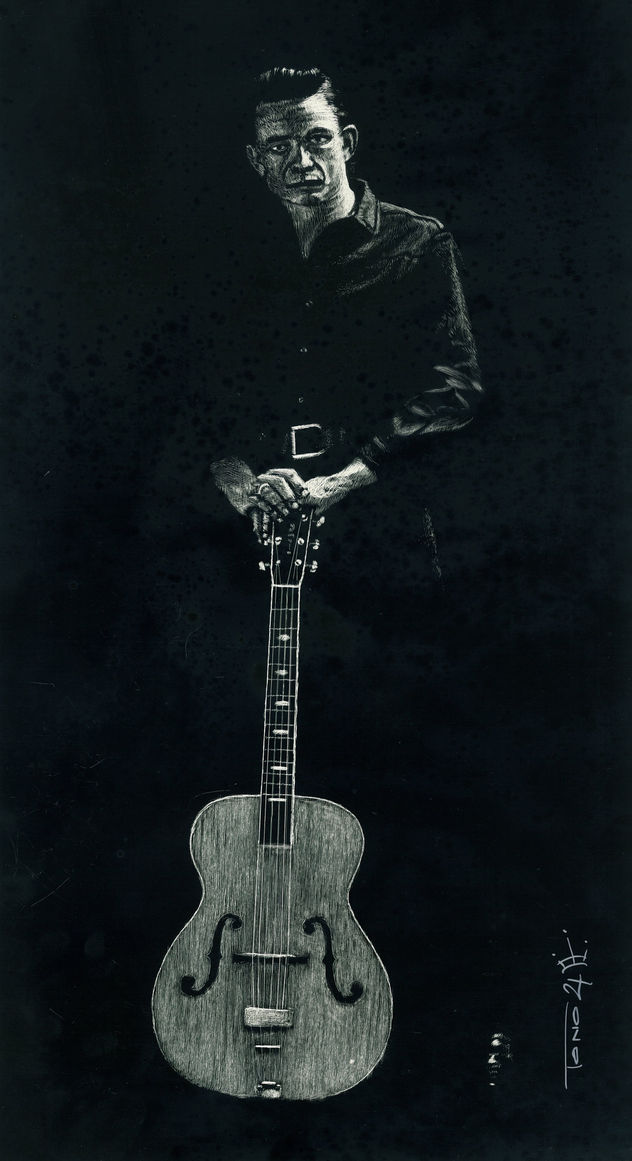 el hombre de negro