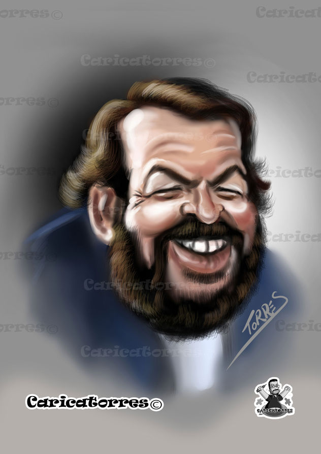 caricatura de BUD SPENCER