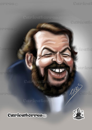 caricatura de BUD SPENCER 