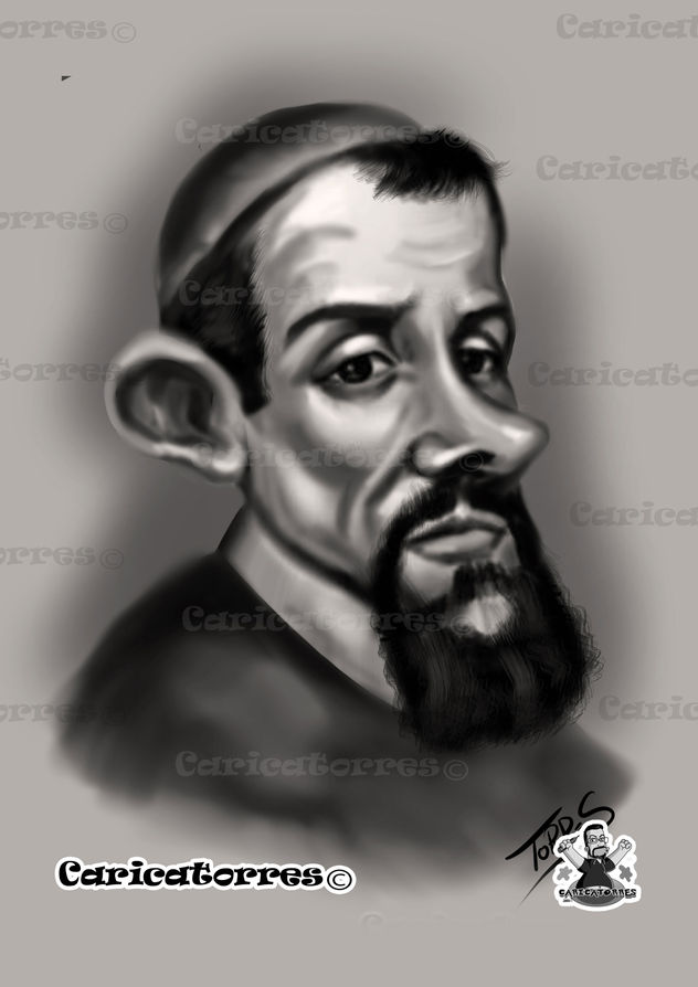 CARICATURA DEL CARDENAL BELLUGA