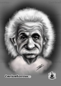 Caricatura de einstein