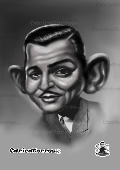 CARICATURA DE CLARK GABLE 