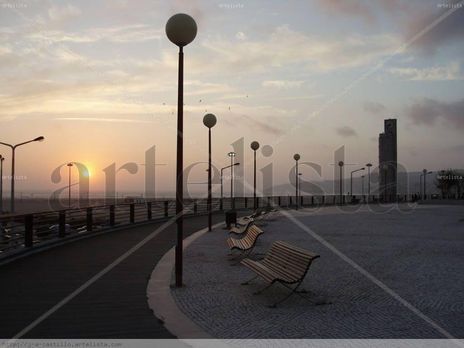 "Puesta de sol en...