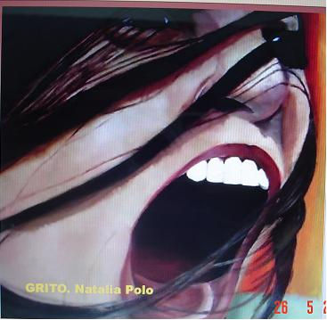 el grito Oil Canvas Portrait