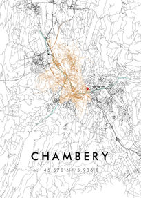 Chambéry en ocre