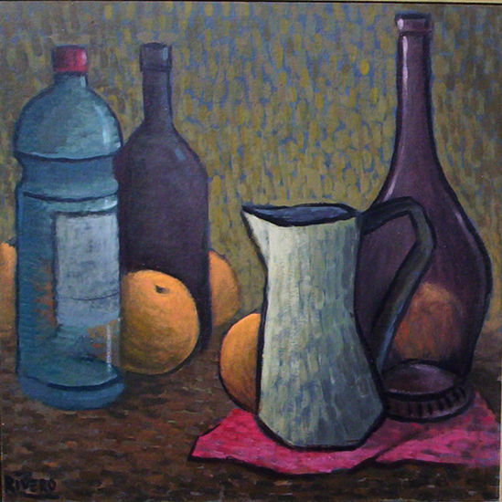 Naturaleza 2 Industrial Panel Still Life Paintings