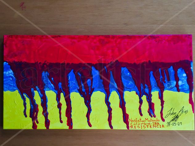 Colombia RESISTENCIA 60x30 Acrylic Canvas Others