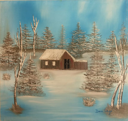 Cabaña invernal