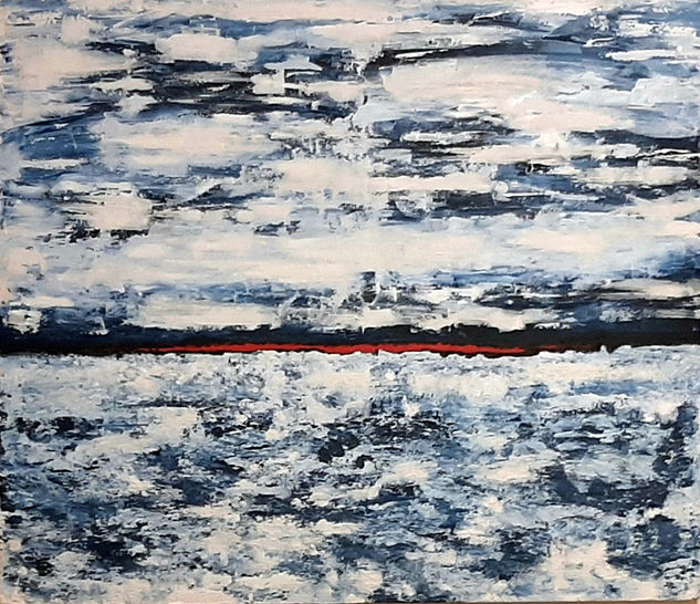 An invincible summer Acrylic Canvas Marine Painting