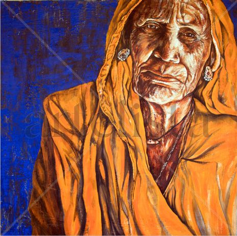 Woman in Orange