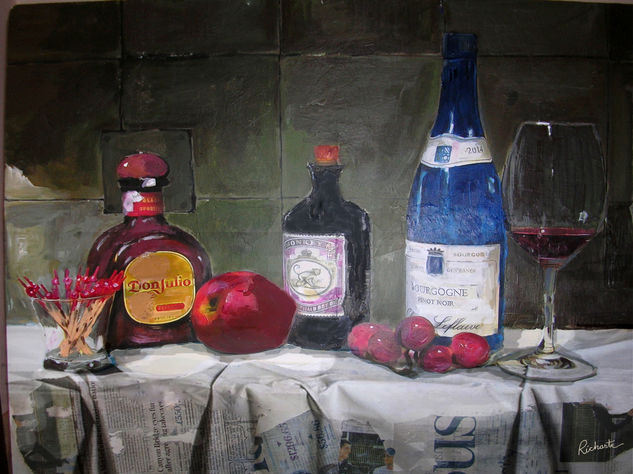 Bodegón Acrylic Canvas Still Life Paintings