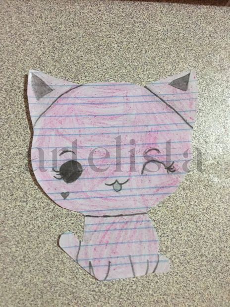 Dibujo de gatita...