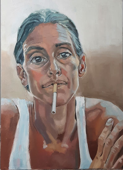 Autorretrato Oil Canvas Portrait