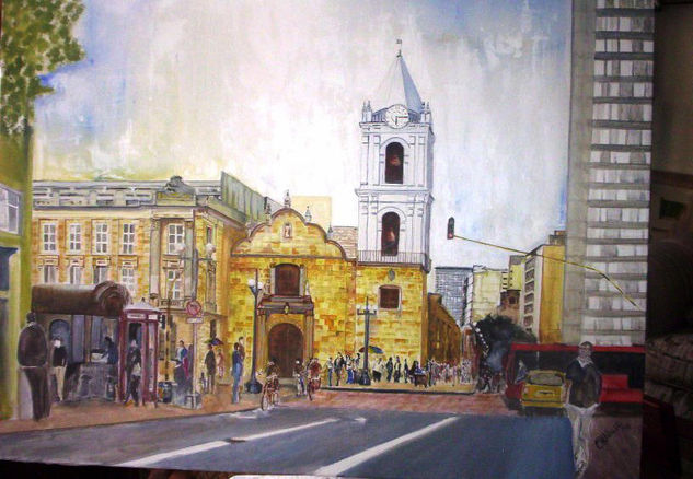 Bogota San Francisco Oil Canvas Landscaping