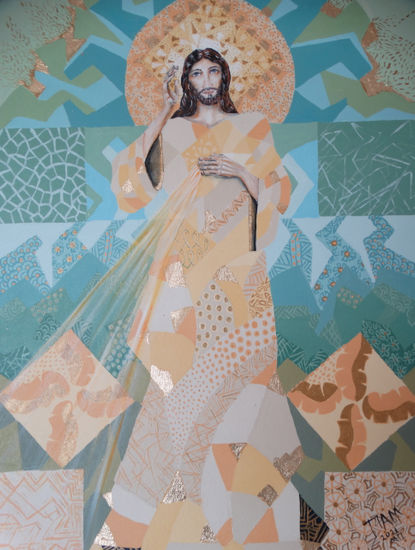 La Divina Misericordia Acrylic Canvas Figure Painting