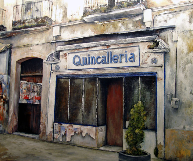 La Quincallería Oil Canvas Landscaping