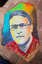 POETA HEBER SORTO, HONDURAS, PEDRADA ARTISTICA