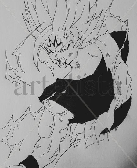 Majin Goku Ink