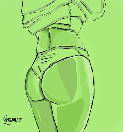 Mujer con calzon