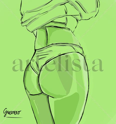 Mujer con calzon