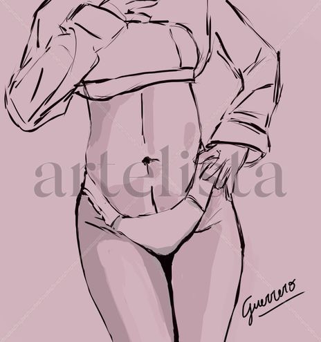 "Mujer posando en...