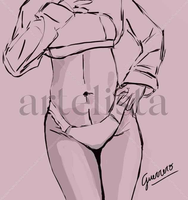 "Mujer posando en calzon"