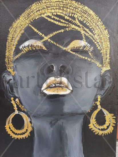 Negrita Acrylic Canvas Portrait