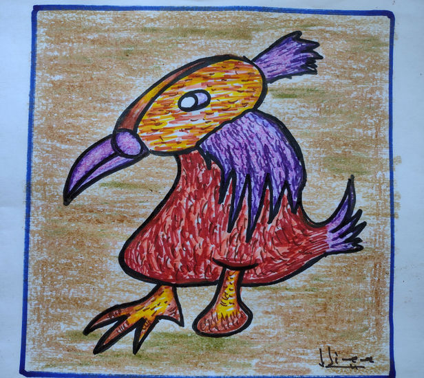 PEPEARTE--1930 -EL PAJARO ROJO Mixed Media