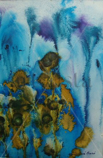 Flora marina Ink Paper Marine Painting