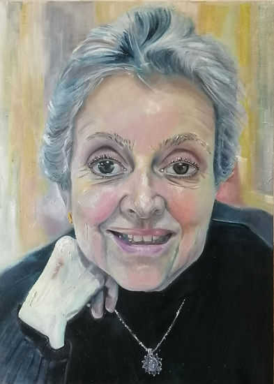 Mónica Oil Canvas Portrait