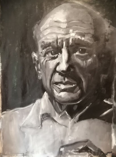 Picasso Óleo Papel Retrato