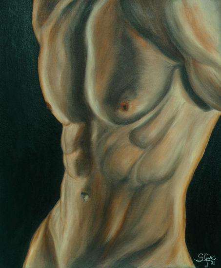 Piel masculina 3 Oil Canvas Nude Paintings