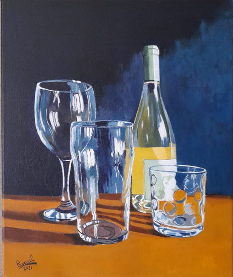 TRASPARENCIAS UNO Acrylic Canvas Still Life Paintings