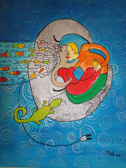 "Con Juan en la luna"