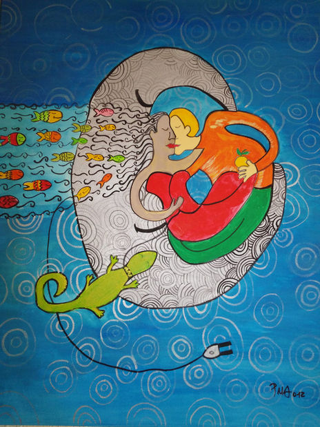 "Con Juan en la luna"
