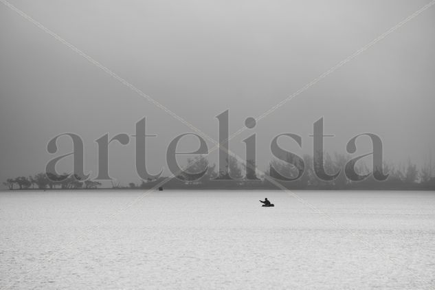 Pescador Fotoperiodismo y documental Blanco y Negro (Digital)