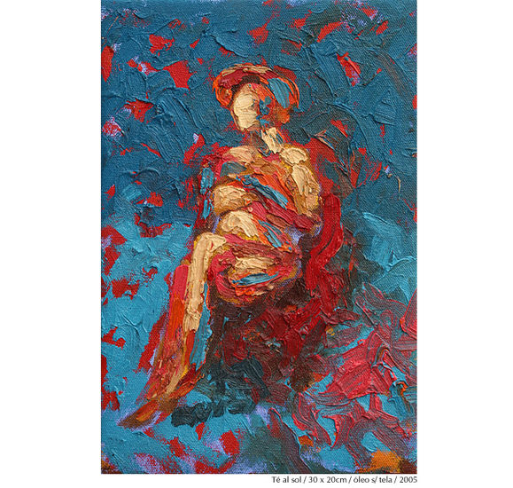 te al sol Oil Canvas Nude Paintings