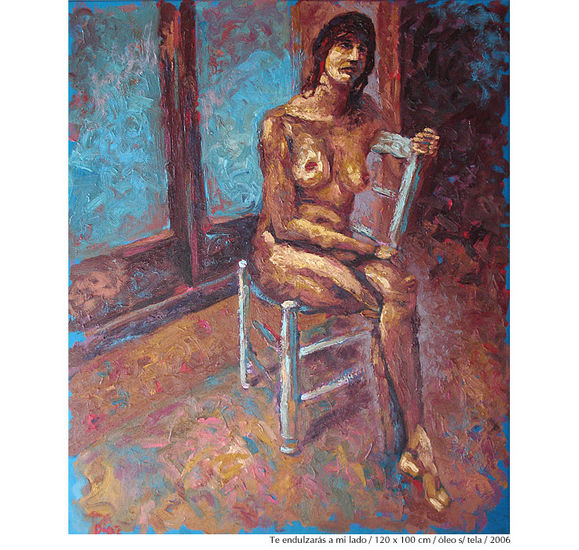 te endulzaras a mi lado Oil Canvas Nude Paintings