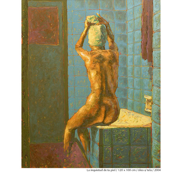 La inquietud de tu piel Oil Canvas Nude Paintings