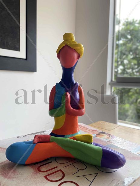 Colorful yogi...