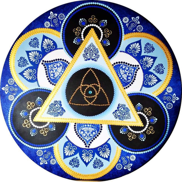 MANDALA BASADO EN EL OJO TURCO