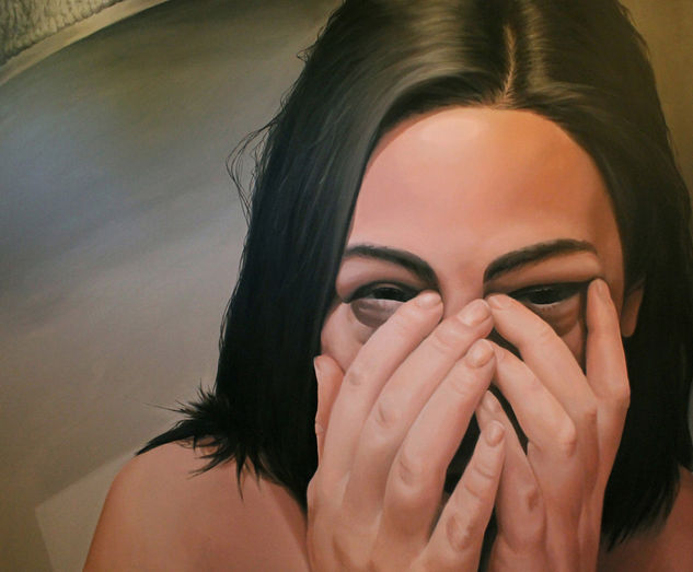 LAS VIRTUDES VICIADAS 4 Acrylic Canvas Portrait