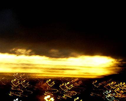 Luz de una atardecer