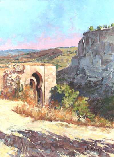 arco del Moro (Ronda) Oil Canvas Landscaping