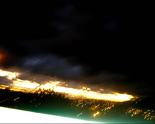 Luz de una atardecer