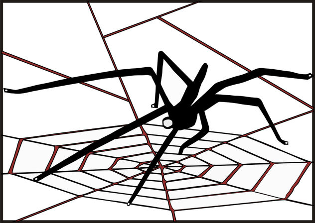 Araña Oscura Vectorizada